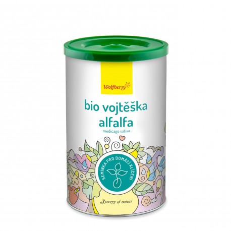 Alfalfa semínka vojtěšky BIO semínka na klíčení 200 g Wolfberry