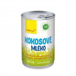 Kokosové mléko Wolfberry BIO 400 ml