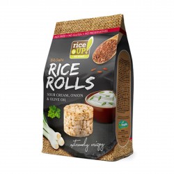 Rýžové minichlebíčky smetana, cibule, olivový olej Rice Up 50 g