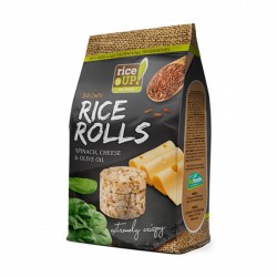 Rýžové minichlebíčky špenát, sýr, olivový olej Rice Up 50 g
