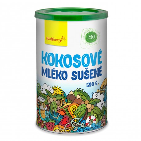 Kokosové mléko sušené Wolfberry BIO 500 g