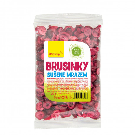 Brusinky lyofilizované 20 g Wolfberry