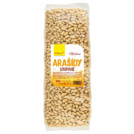 Arašídy loupané medium 1 kg Wolfberry