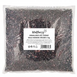 Himalájská sůl černá hrubá Kala Namak 5 kg Wolfberry