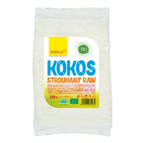 Kokos strouhaný Wolfberry BIO 250 g