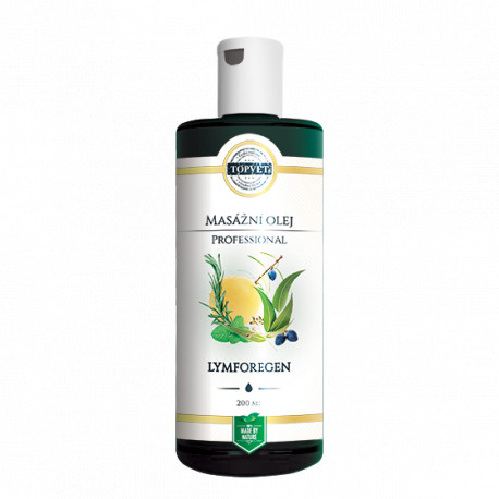 Lymforegen - masážní olej 200ml Topvet