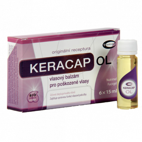 KERACAP OL - poškozené vlasy 6x15ml Topvet