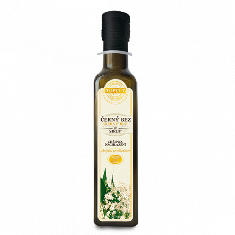 Černý bez sirup - farmářský 320g Topvet