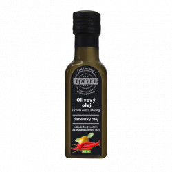 Olivový olej s chilli - extra silný 100ml Topvet