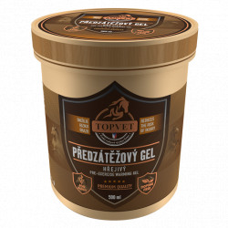 Předzátěžový gel - hřejivý 500ml Topvet