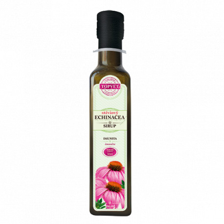 Echinacea stéviový sirup - farmářský 250ml Topvet