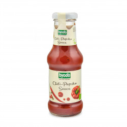 Chilli-Paprika pálivá omáčka BIO 250 ml Byodo