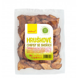 Hruškové chipsy se skořicí 50 g Wolfberry