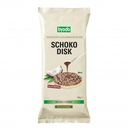 Rýžový plátek s mléčnou čokoládou a kokosem BIO 70 g Byodo
