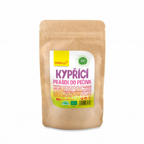 Kypřící prášek do pečiva bezfosfátový BIO 150 g Wolfberry