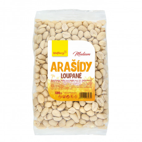 Arašídy loupané Medium 500 g