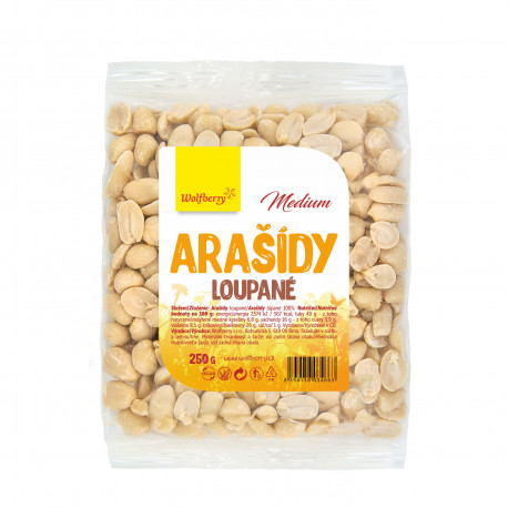 Arašídy loupané Medium 250 g