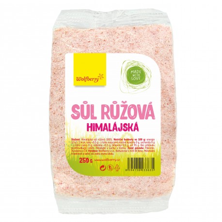 Himalájská sůl růžová Wolfberry 250 g