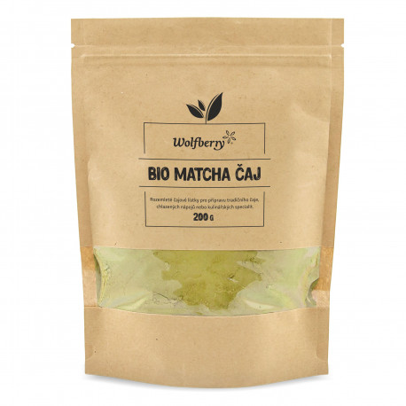 Matcha čaj BIO 200 g Wolfberry