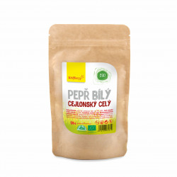 Pepř bílý cejlonský celý BIO 50 g Wolfberry