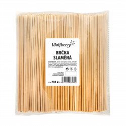 Slaměná brčka pro pití nápojů  (20 cm) 200 ks/bal Wolfberry