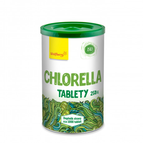 Chlorella BIO 250 g 1000 tbl Wolfberry PDZ*