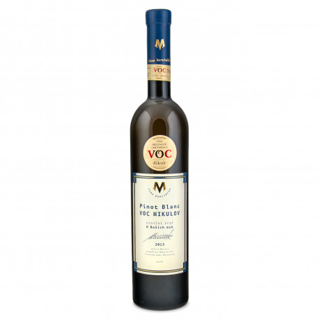 Pinot blanc víno suché 2015 BIO V.O.C. 0,75l vinařství Marcinčák