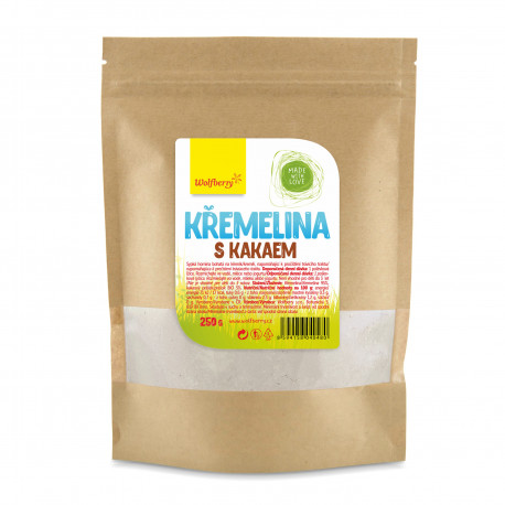 Křemelina s kakaem 250 g Wolfberry