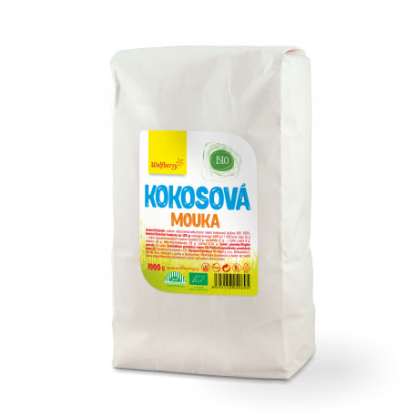 Kokosová mouka BIO 1000 g Wolfberry