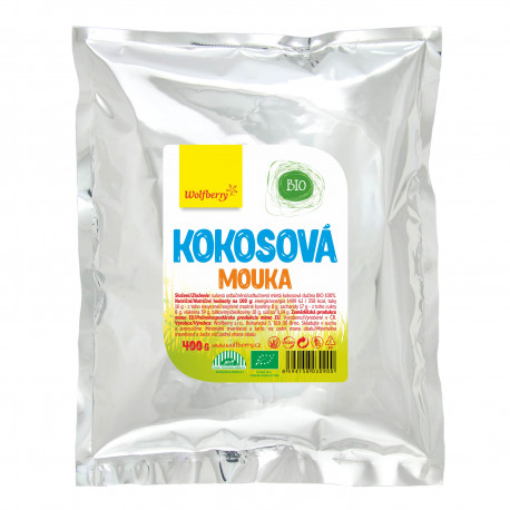 Kokosová mouka BIO 400 g Wolfberry