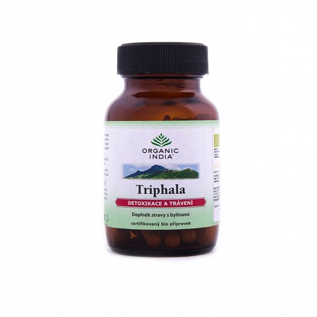 Triphala Organic India BIO 60 kapslí