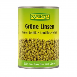 Zelená čočka sterilovaná Rapunzel BIO 400 g